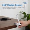 Portable Flexible Camera Clamp Mount Baby Monitor Camera Holder Stand Webcam Monitor Punch-Free Bendable Bracket Base With Clip