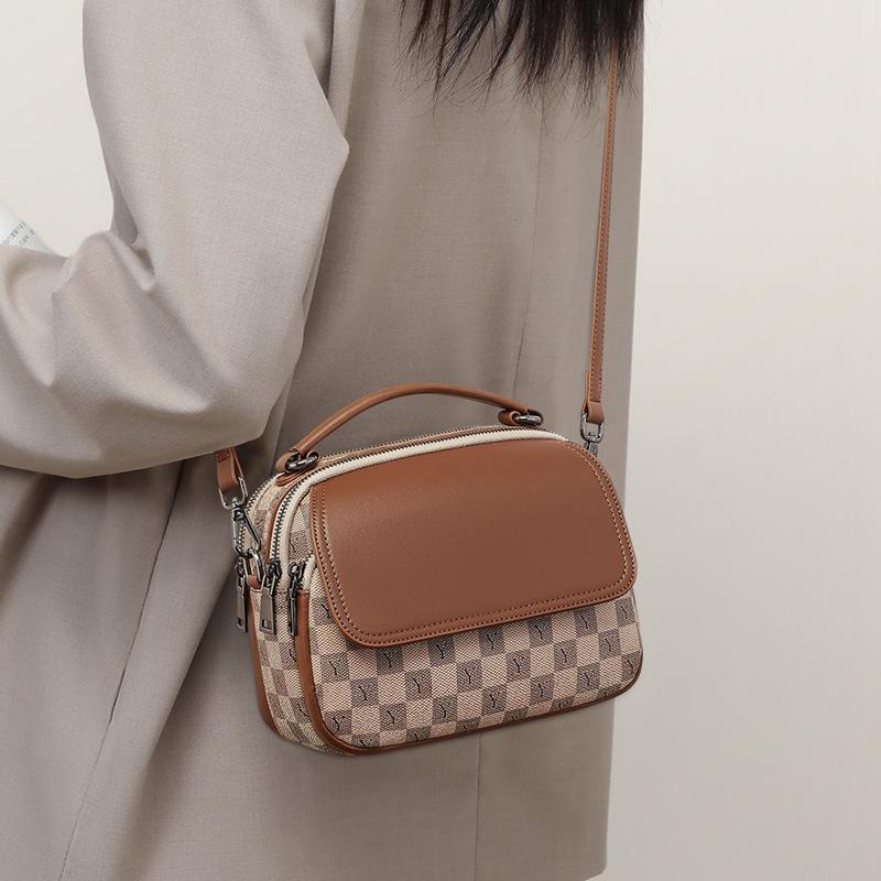 

Сумка женская 2025 новая женская сумка сумка-мессенджер сумка премиум-класса шахматная подмышечная сумка сумки