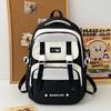 High Value, Fresh, Sweet and Cute Contrasting Color Splicing Backpack, Lightweight Backpack for Junior High School Students