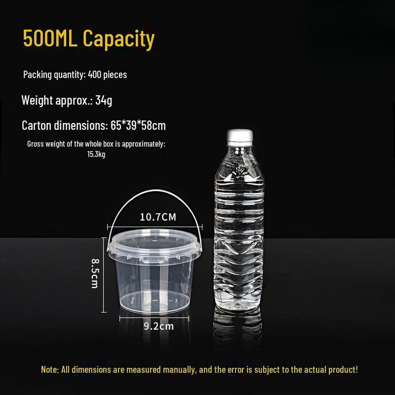 Food-Grade Plastic Round Storage Buckets with Lids