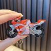 Trendy Cartoon Motorcycle Keychain Pendant - Cool Backpack Accessory and Gift
