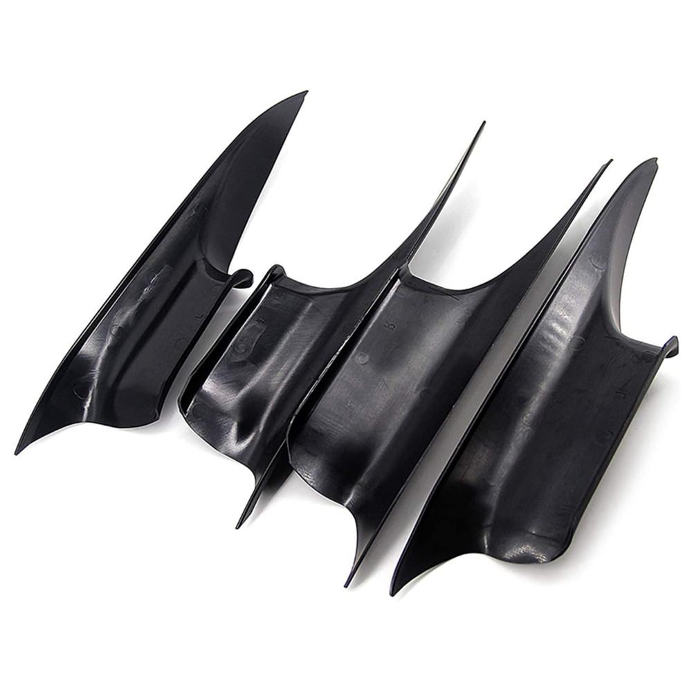 4x Door Interior Inside Handle Pull Carrier Cover For 08-15 BMW 7 Series F01 F02