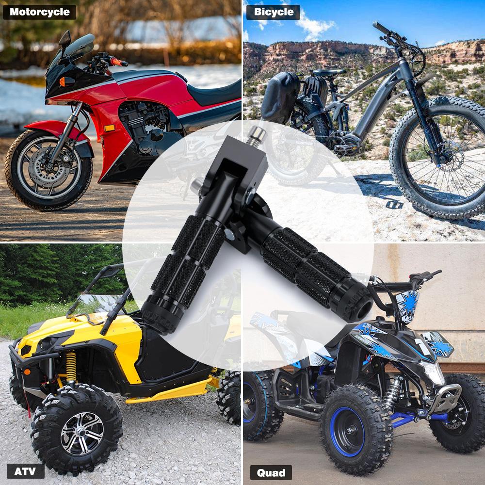 2 ks M8 Univerzální Motocykl Motocykl Skládací Stupačky Stupačky Stupačky Stupačky Kolíčky Zadní pedály Sada CNC hliníkový motocyklový díl