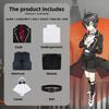 Dragon Raja Mingze Lu Cosplay Attire With Polyester Fabric For Summer Anime Convention Events