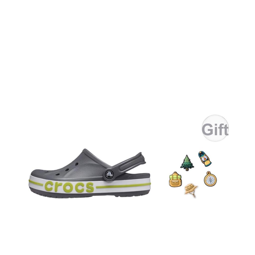 Crocs Bayaband Rutschfeste Langlebige Clogs Unisex-Schuhwerk Grau 205089-0GX