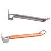 Outdoor Camping Tent Hammer Stainless Steel Tent Nail Puller Tent Peg Accessory