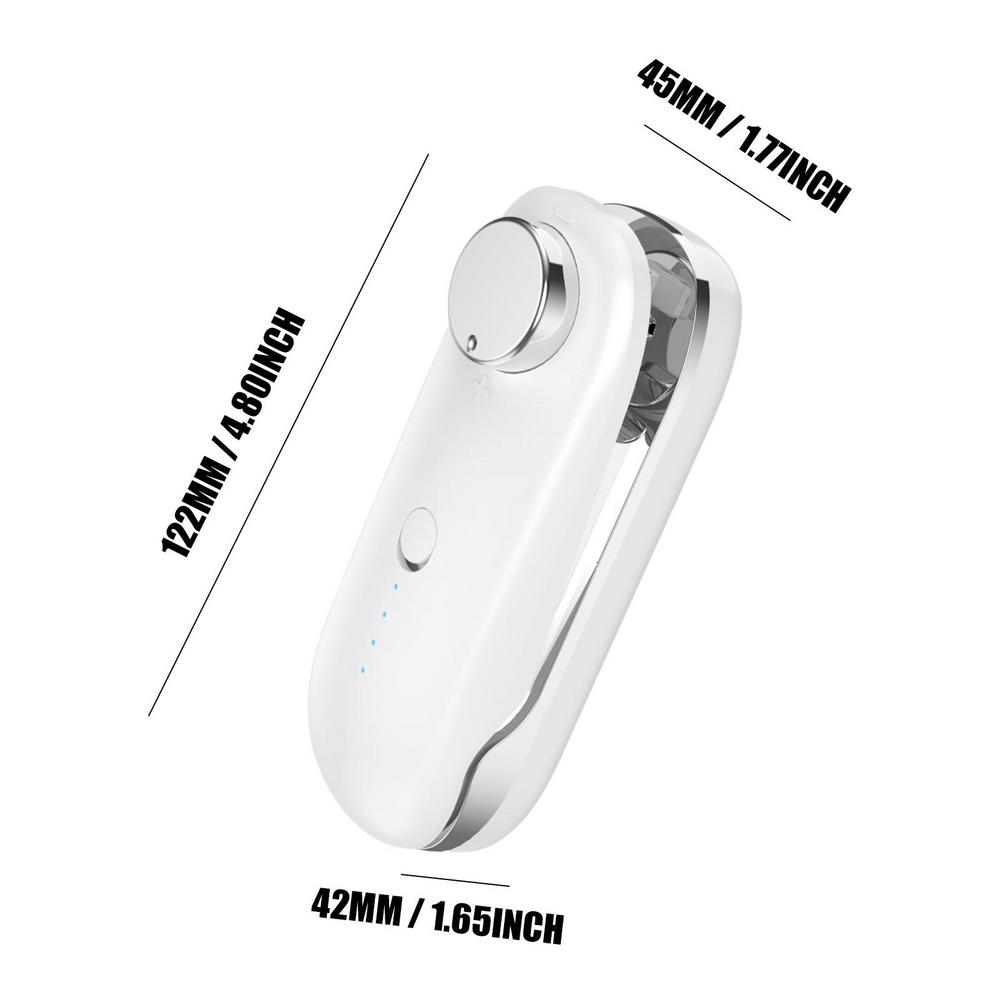 

Portable Handheld Sealing Vacuum Machine USB Charging Food Snack Plastic Storage Bag Mini Heat Sealer Home Accessories білий
