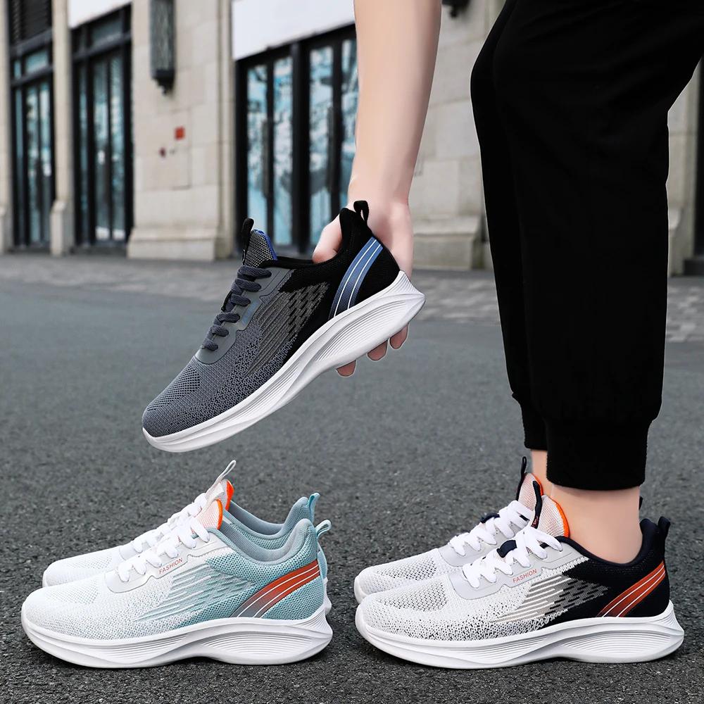 Men's Running Shoes 2025 New Lightweight Breathable Mesh Sneakers Casual Sports Shoes for Outdoor Walking Non Zapatillas Hombre
