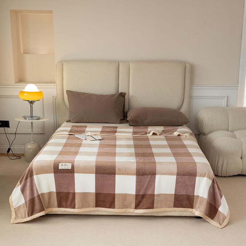 

LISM Muji Style Heavy Flannel Fleece Blanket
