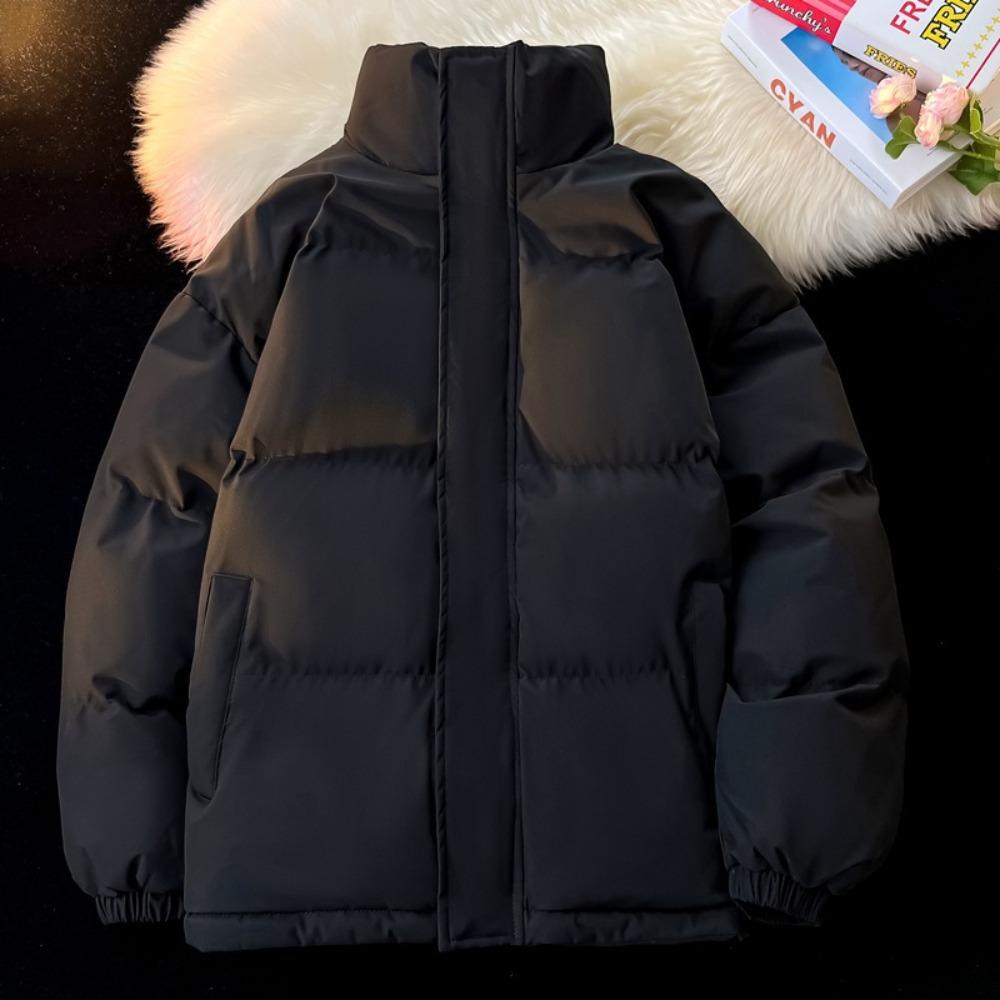 Basic Cotton-padded Clothes Men's Jackets Winter Thickened Warm Cotton-padded Jackets Bread Clothes Winter Cotton-padded Clothes