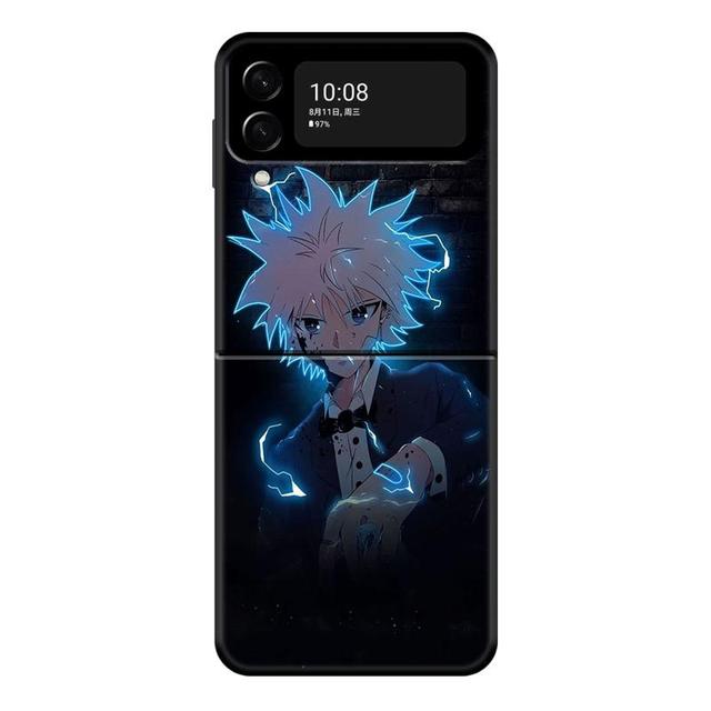 

Чехол для телефона Hunter ×Hunter Killua Zoldyck для Samsung Galaxy Z Flip 4 Z Flip3 5g, твердый чехол с откидной крышкой для Galaxy Z Samsung Z Flip3 5G