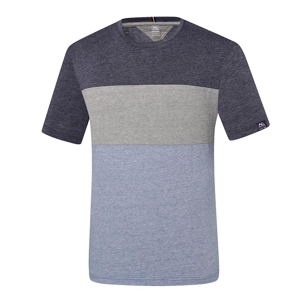 Kolon Sport Men S Summer Cotton Short Sleeve Round Neck T-Shirt Gerbera Kst4854M Navy/095
