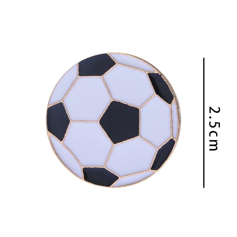 Football Competition Enamel Pin Custom Brooches for Bag Clothes Lapel Pin Badge Shoot and Goal Jewelry