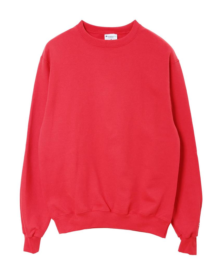 Sweatshirt XXL Red Sweat Top Brand Long Sleeve Crew Neck Plain One Point Fleece Lined Oversize Loose Big Silhouette Unisex Autumn Clothes Winter