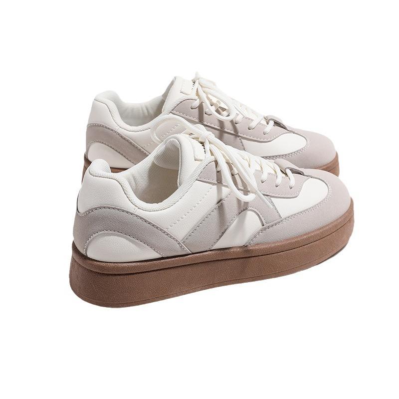 Global Platform German Training Shoes Women's 2025 Spring Breathable Shoes Versatile Casual Niche Board Shoes KMXFX8019