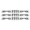 Roof Rack Bracket Bolt 90119-08C47 For Toyota For FJ For Cruiser 2007-14 Auto Roof Rack Removal Delete Clips Kits Plastic