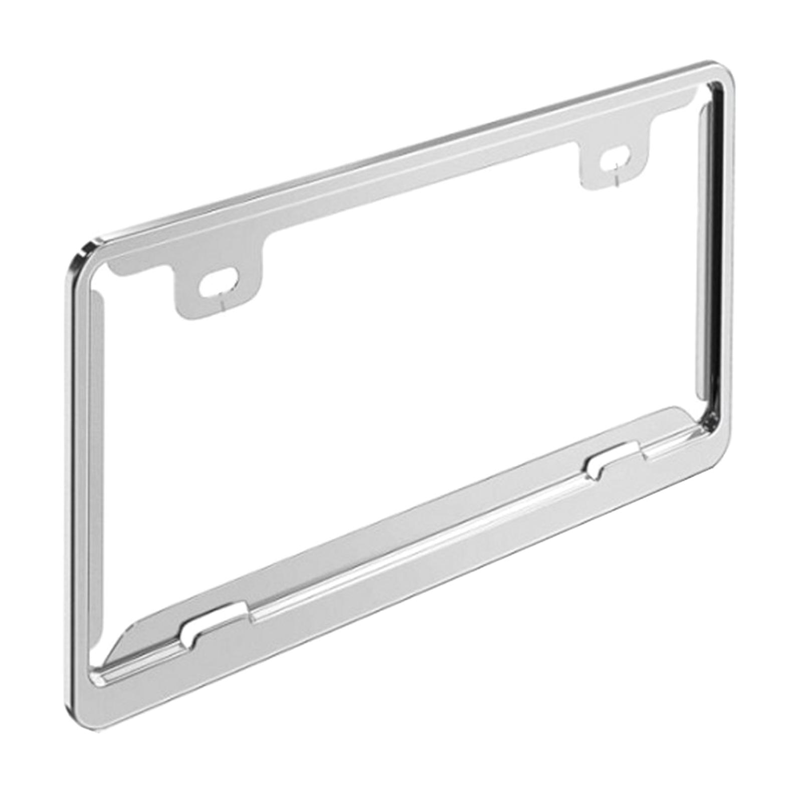 

Рамка номерного знака, 2 отверстия, нержавеющая сталь, японский стандарт, крышка рамки номерного знака CarDecorations 2