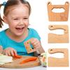 Mini Wooden Kids Knives Safety Cooking Cutting Toys For Children Kids Toddler