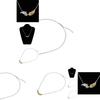Chic 2021 Womens Metal Necklace With Unique Two-tone Wing Design Ideal For Fashionable Sweater Outfits