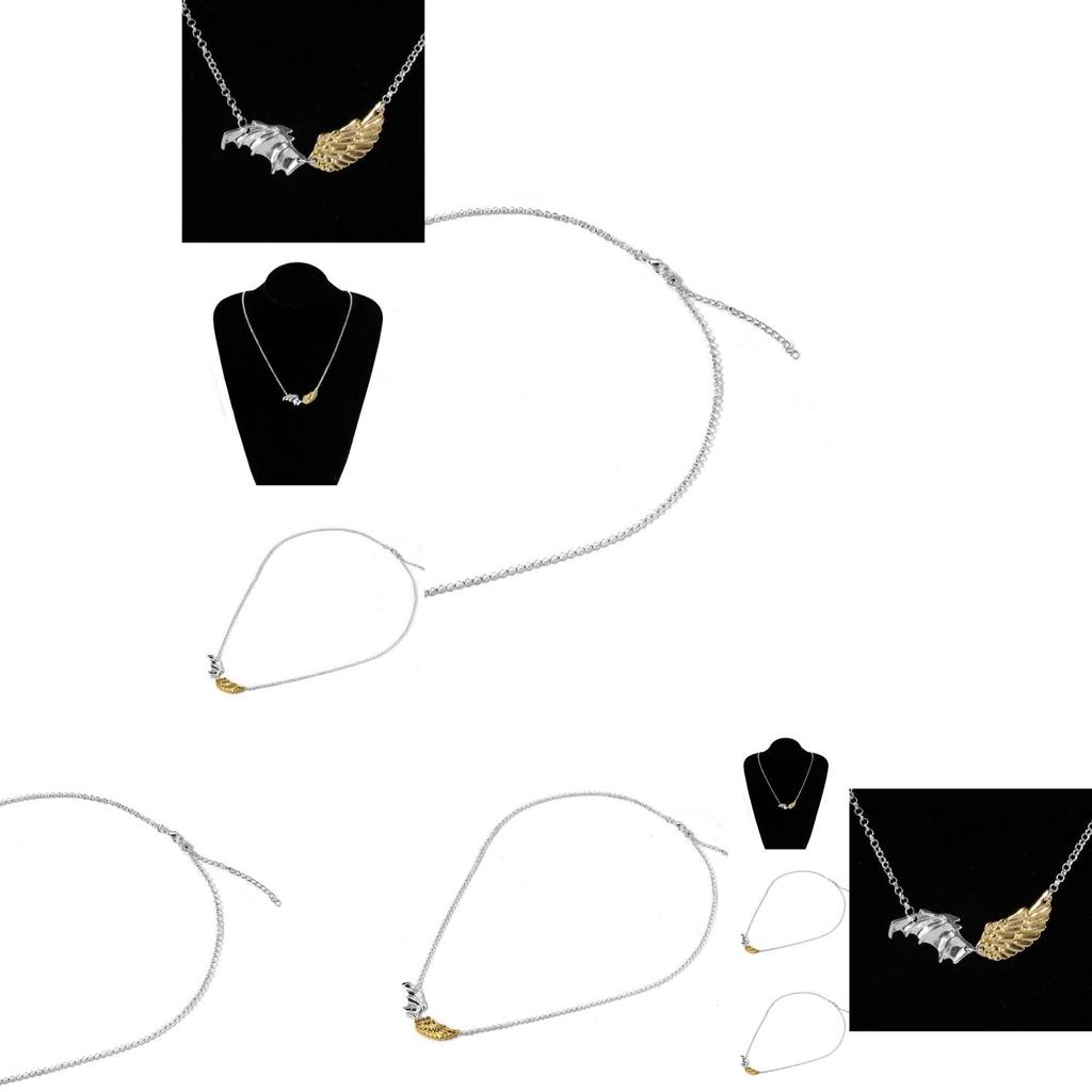 Sophisticated 2021 Two-tone Winged Necklace For Women Perfect For Gift Giving And Casual Fashion Wear