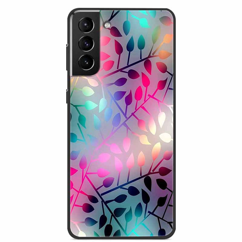 For Samsung S22 Case Wolf Lion Cat Black Silicone Soft Back Cover Case For Samsung Galaxy S21 FE S22 Ultra Phone Case S 22 Funda