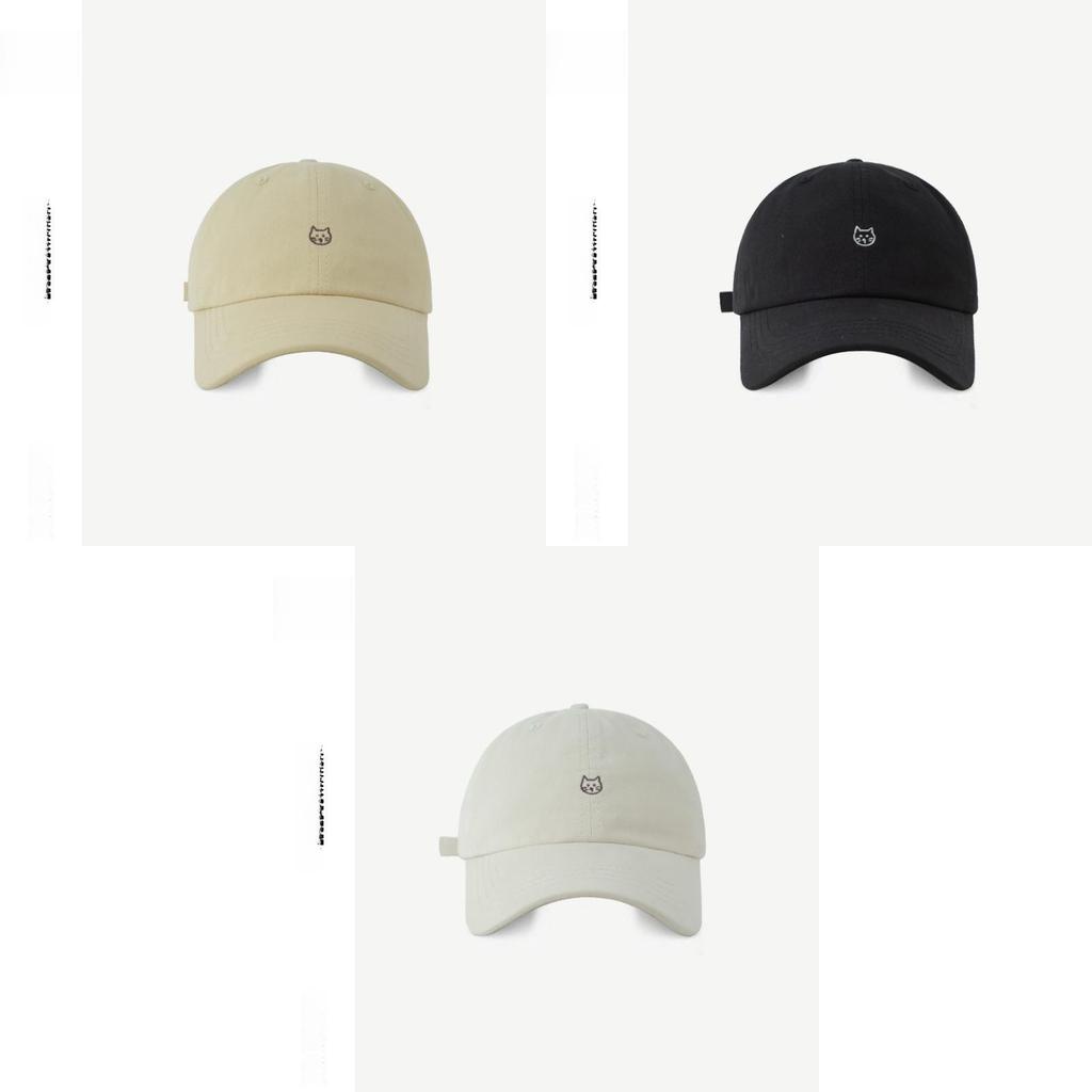 Cat Embroidered Baseball Cap With Sun Protection And Breathability For Spring Summer Casual Wear