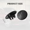 2PCS Armrest Cap Cover, Seat Cover Cap, Black Left or Right Rear Bucket Seats Arm Rest Handle Trim Bolts Compatible with Chevy Tahoe Escalade,