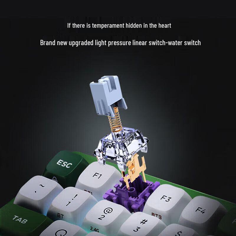 ThundeRobot VIC84 Tri-Mode Hot-Swappable RGB Mechanical Keyboard