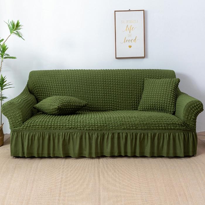 New Bubble Sofa Cover Skirt All-inclusive Fabric Sofa Cover Elastic Lazy Sofa Cover Universal In All Seasons