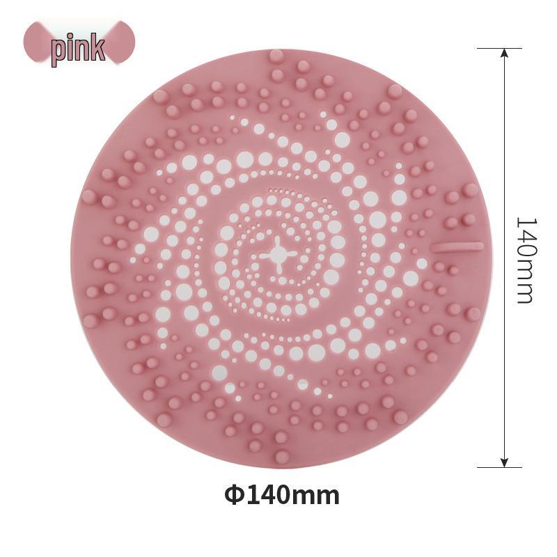 Anti-Clog Plastic Hair Filter for Bathroom Drain - Odor-Sealing Cover Plug