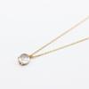 OR D`OR Round White Quartz Necklace