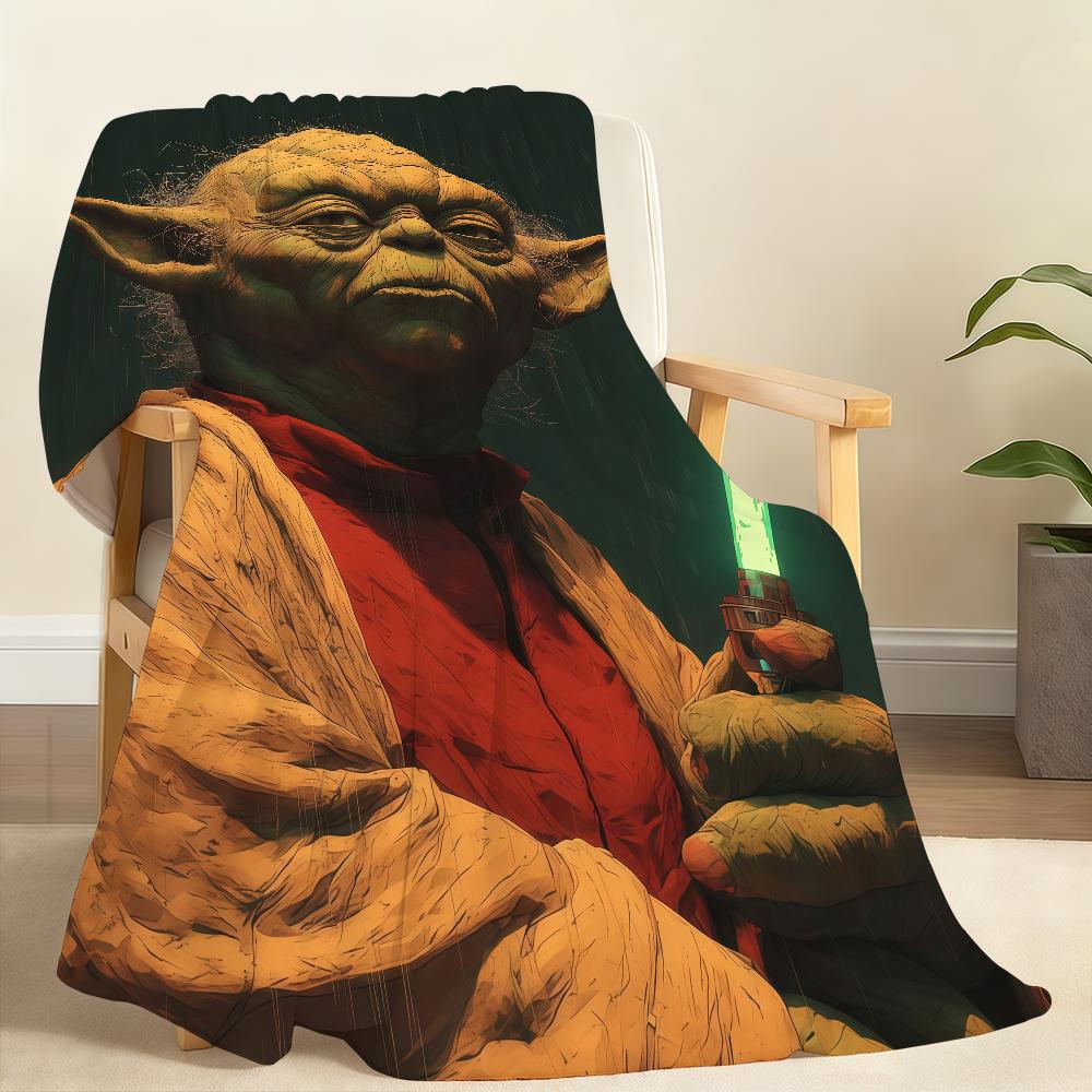 Y-Yoda Classic S-Star W-Wars Blanket Soft Throw Blanket for Home Bedroom Bed Sofa Picnic Travel Office Rest Cover Blanket Gift