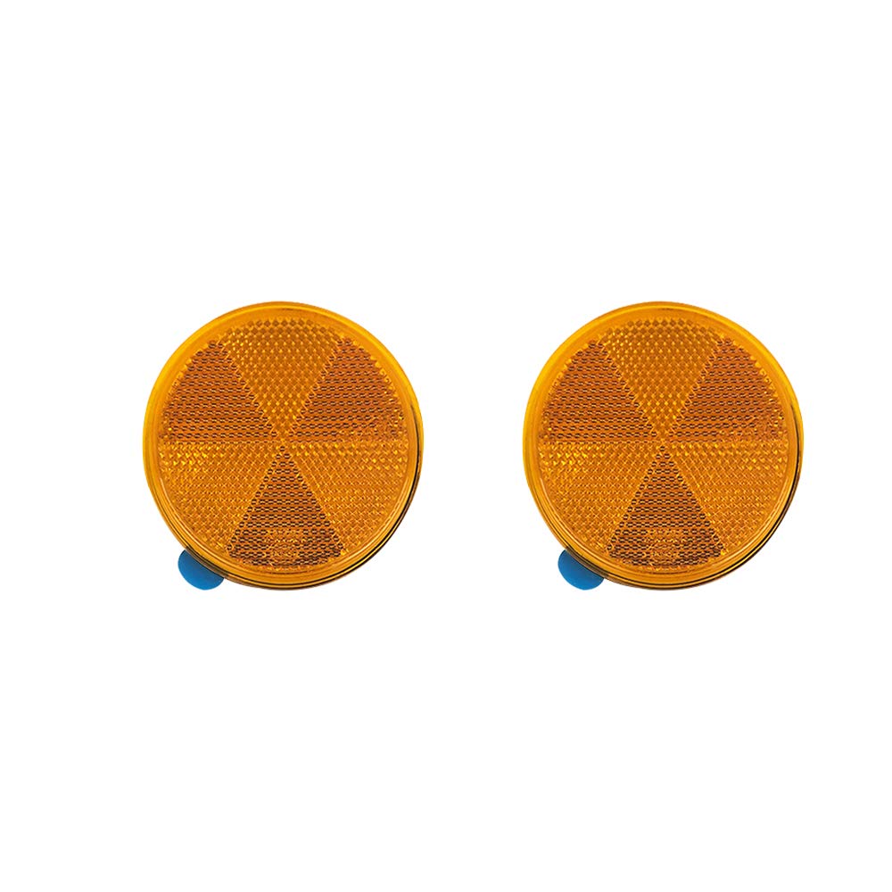 BAR Autotech Reflector, Large Size, Reflector, Round, Taped Type, Truck, Card Trailer, Car, Bicycle,