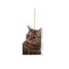 Backpack Christmas Tree Acrylic Hanging Piece 2D Flat Hanging Piece, Christmas Yen Decoration For Your Christmas Tree.