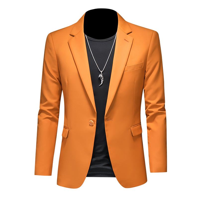 Men's Plus Size Slim Fit Blazer - Wedding & Business Attire