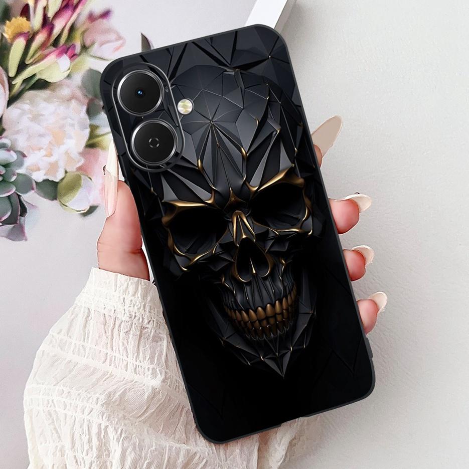 For Tecno Spark GO 2 Case LJ7 Popular Painted Cover 6.67'' Soft Silicone Phone Case For Tecno Spark Go2 SparkGo2 Back Cover Bags