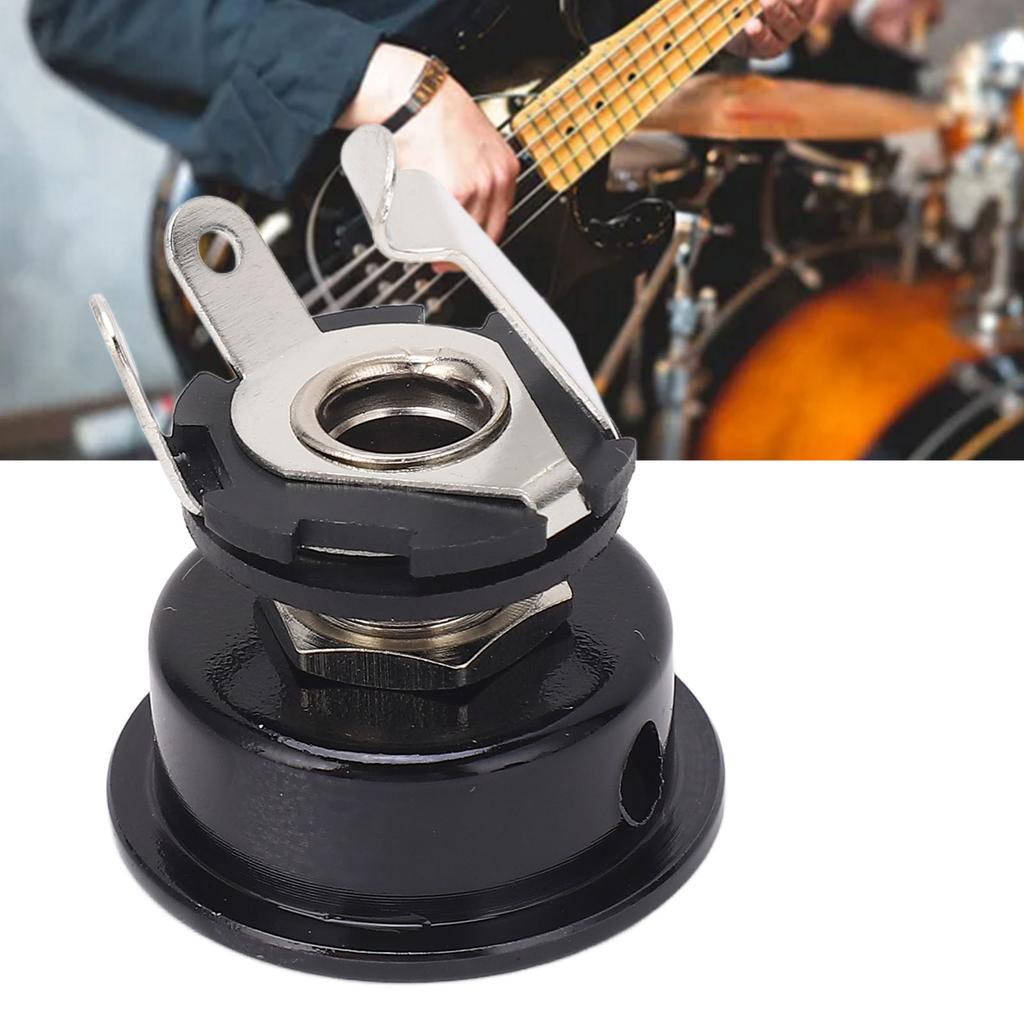 Guitar Jack Plate Electrosocket Holder Electric Guitars Jackplate Recessed Parts