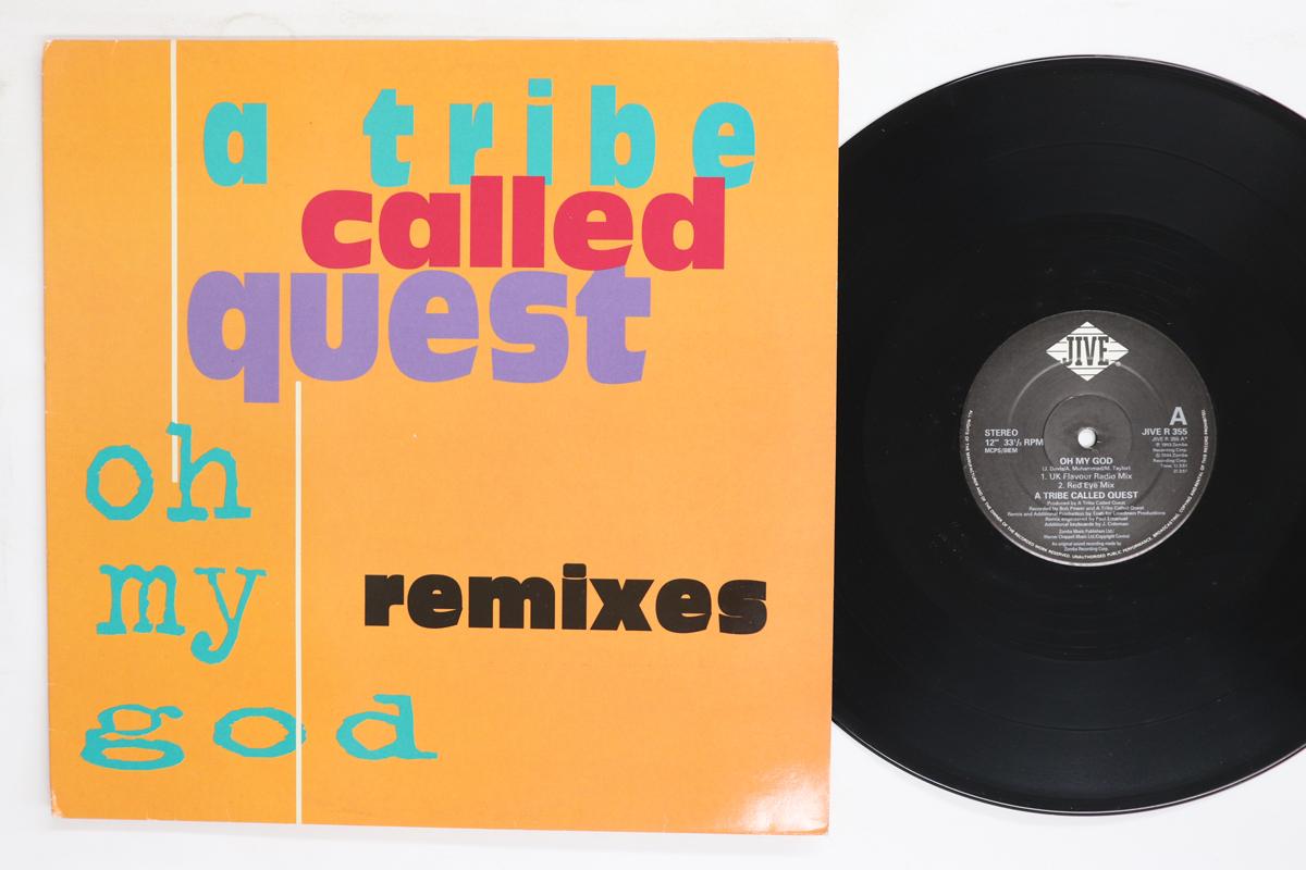 

12inch Record A TRIBE CALLED QUEST Oh My God Remixes JIVER355 Jive 1994 UK Rap HipHopRB Used
