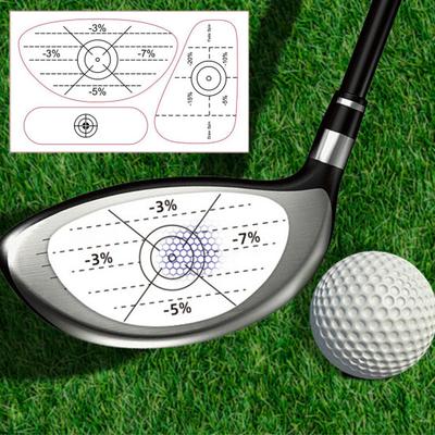 Yousheng 50 Pcs Golf Impact Tape Labels Improve Golf Swing Accuracy And Distance Golf Impact Sticker for Iron Wood Fairway Clubs
