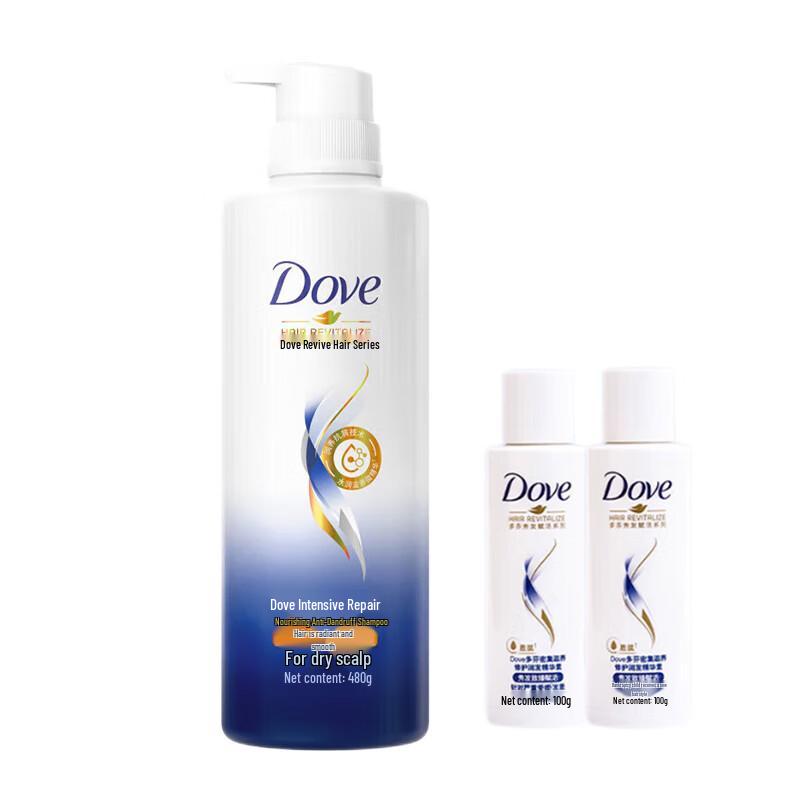 DOVE Intensive Repair Anti-Dandruff Shampoo 480G Set