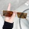 Retro Rectangle Sunglasses Women metal frame Vintage Small Frame Sun Glasses Ladies Classic Black Square