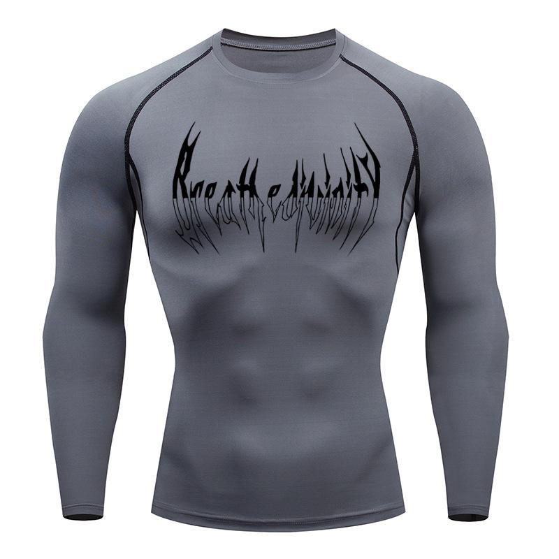 Herren Enges T-Shirt Laufen Sport Fitness Training Essentielle Sportbekleidung Schnelltrocknend Fitness Eng Sportbekleidung
