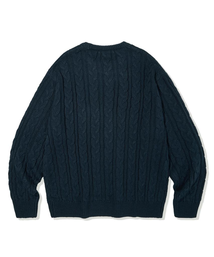 FILLUMINATE Mellow Round Knit - Navy