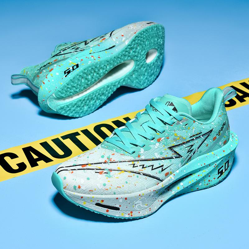 Casual running shoes carbon plate wear-resistant new professional jogging marathon sports running shoes four seasons breathable couple 34