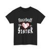 Baseball Sister Shirt, Baseball Player Sports Lovers Women Sister Shirt
