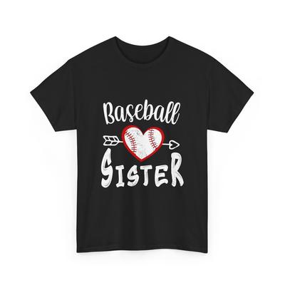 Baseball Sister Shirt, Baseball Player Sports Lovers Women Sister Shirt