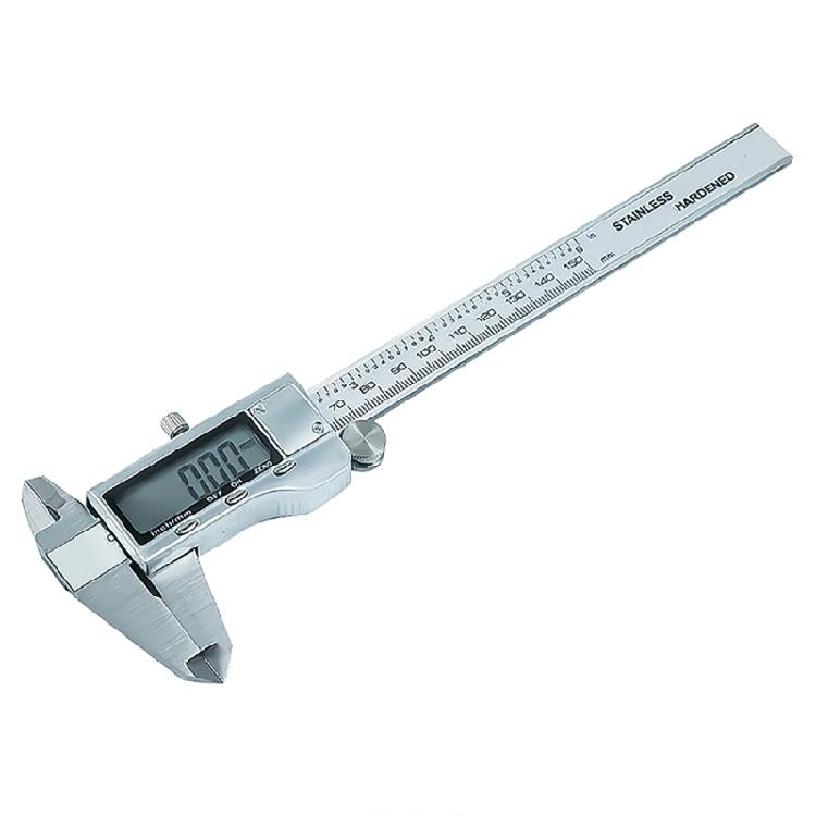 Multipurpose 6 Inch Steel Electronic Calipers Automotive Measuring Device 150mm for Detailed Metalworking Measurements