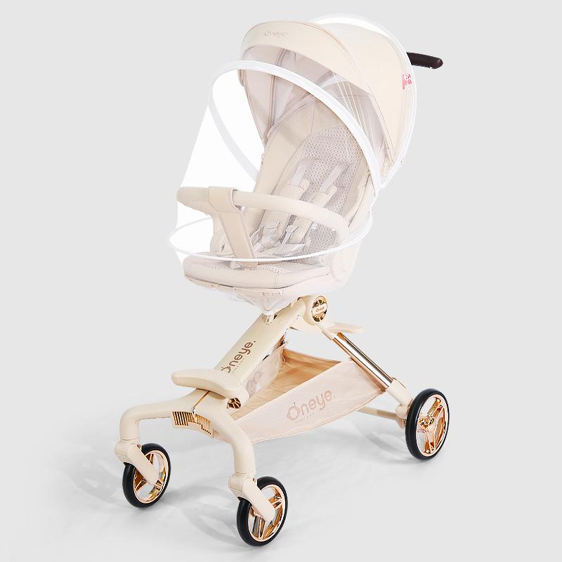 Stroller Mosquito Net Baby Pocket Car Mosquito Net Full Cover Universal Zipper Rattan Car Net Shade Sun Protection Folding