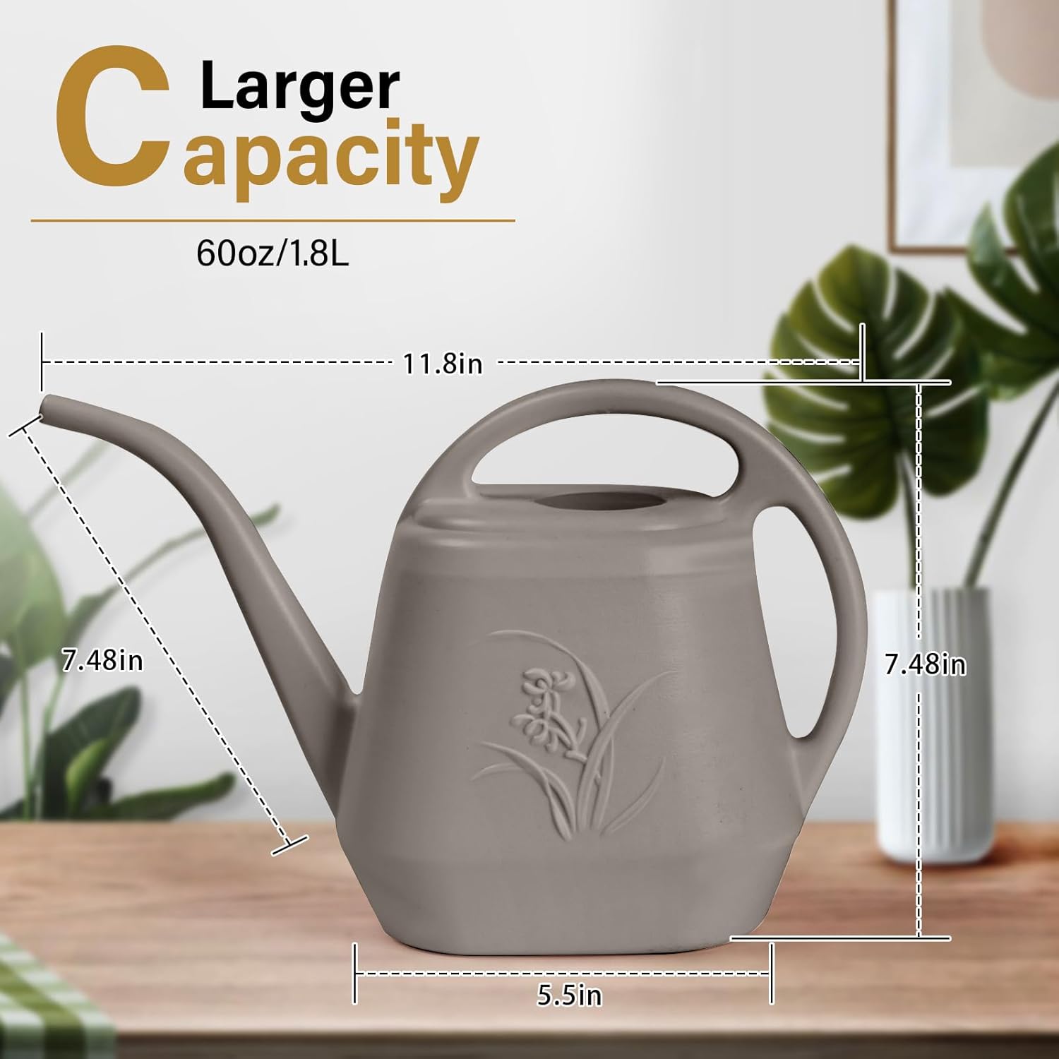 

Indoor and Home Plants - with Long Spout - Coffee Color United States