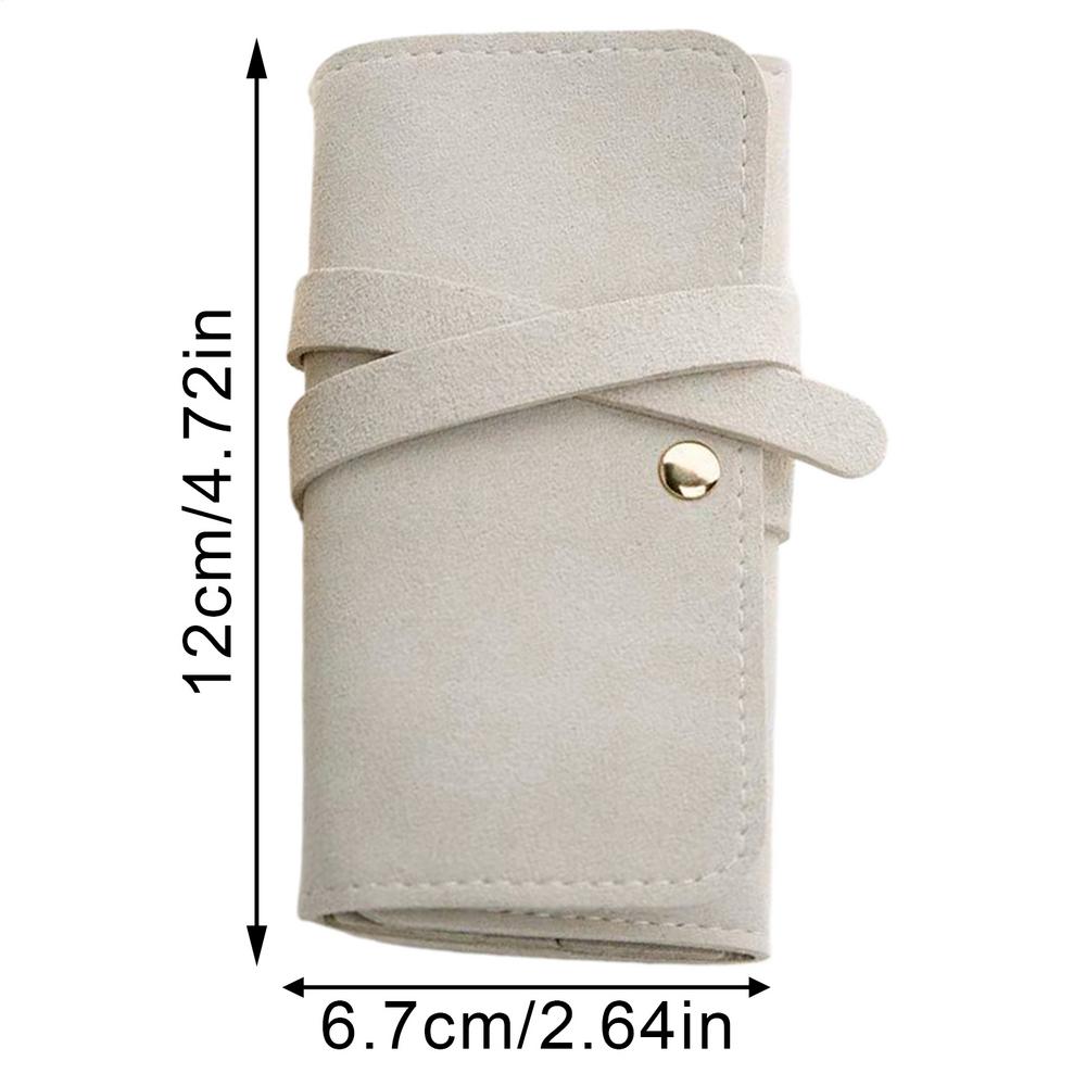 Schmuckrollen-Organizer Reise Tragbare Schmuckrolle Faltbare Ohrring-Aufbewahrungstasche Für Frauen Ehefrau Freundin Reisende Hochzeit &